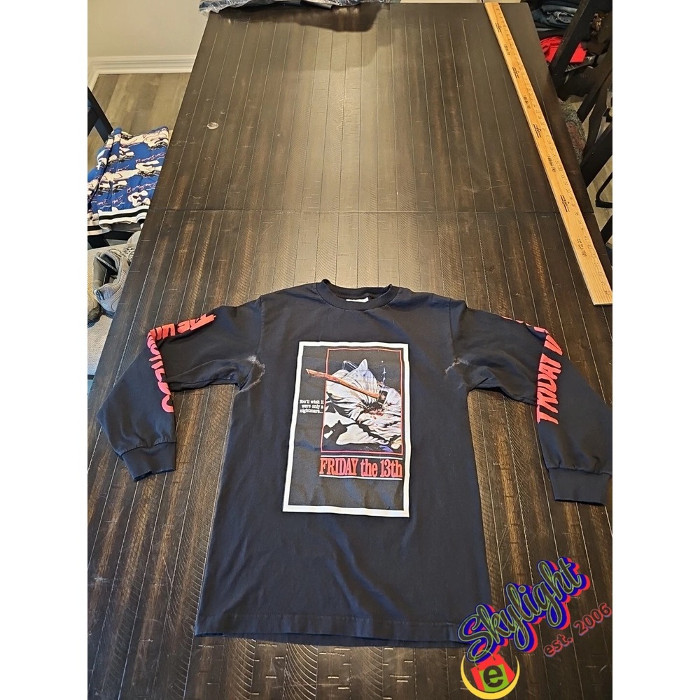 The Hundreds Mens Black Friday 13th‎ Long Sleeve T-Shirt Size Small